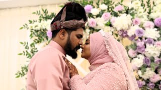 Hazwan amp Nashira  Nikah Highlights  Indian Muslim Wedding  Malaysia [upl. by Haropizt]