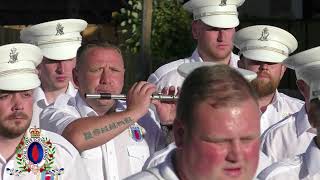 Cloughfern Young Conquerors Flute Band Finish their own Memorial Parade 200822 [upl. by Mosra]