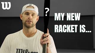 Andy Roddick WILSON RACKET REVEAL [upl. by Feola783]