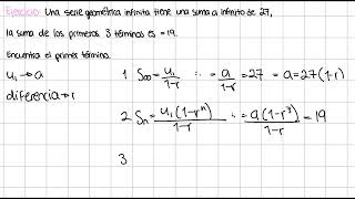 Suma de infinitas secuencias geométricas convergentes [upl. by Jania]