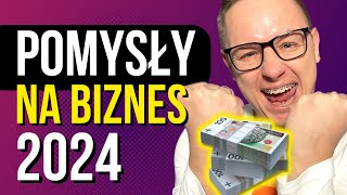 🚀 TOP 5 PEWNE Pomysły na Biznes Online ✨ 2024 [upl. by Krein]