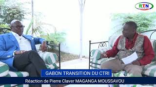 Réaction de Pierre Claver MAGANGA MOUSSAVOU [upl. by Cordalia]