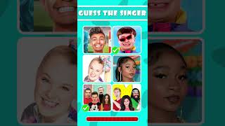 Guess The Singer  Jojo Siwa Little Big Oliver Tree guess song quiz shorts [upl. by Yenar]