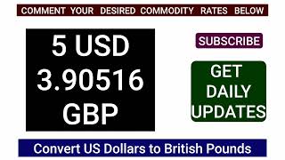 Rate GBP to USD [upl. by Wavell108]