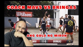 PINALUSOT  COACH MAVS VS BRINGAS  REACTION [upl. by Other]