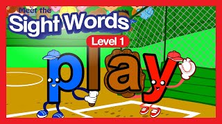 Meet the Sight Words  Level 1 FREE  Preschool Prep Company [upl. by Anahpos]