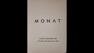 Monat Power Massager Pro Percussive Massage Gun [upl. by Aynatahs]