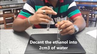 Ethanol Emulsion Test [upl. by Aryad]