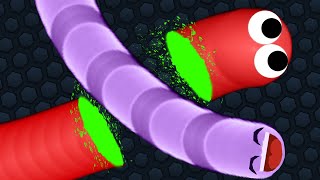 Slitherio Hacker Snake Trolls Pro Snakes Epic Slitherio Gameplay [upl. by Sheeb]