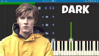 Dark Theme Song  Piano Tutorial  Netflix Apparat  Goodbye [upl. by Odraner]