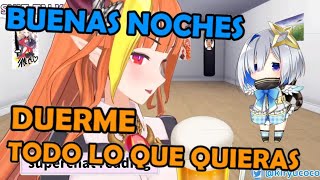 Sub Esp Kanata va a DORMIR al cuarto de Coco Hololive [upl. by Tiphane]