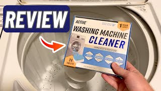 Active Washing Machine Cleaner Review  How to Clean Your Washer [upl. by Cadmarr254]