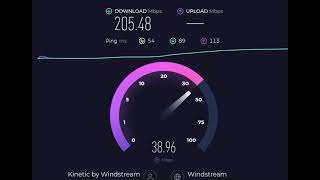 Kinetic Internet 1 Gig Internet speed test [upl. by Bowie]