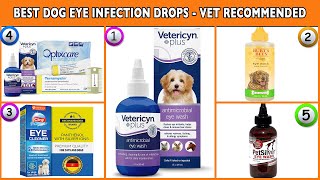 Best Dog Eye Infection Drops  Vet Recommended [upl. by Bithia]