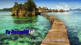 ASSALAMUALAIKA  FEMALE KEY  KARAOKE   NO VOCAL   COVER   VERSI PUJA SYARMA [upl. by Kitchen]