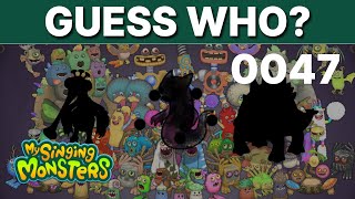 Guess the MONSTER By Shadow  MY SINGING MONSTERS  QUIZ 0047 mysingingmonsters [upl. by Ennairrac]