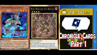 Chronicle Cards Part 1 Everything Known So Far YuGiOh Duel Links [upl. by Llemij]