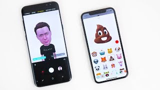 Samsung Galaxy S9 AR Emoji VS iPhone X Animoji – НЕ ОЖИДАЛ [upl. by Akiwak378]