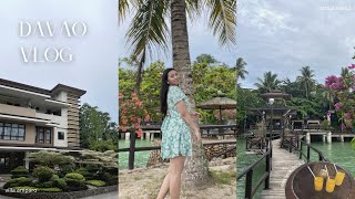 DAVAO VLOG  🏝 trip to samal island staying at villa amparo fruit market night 🍈 [upl. by Arawaj]