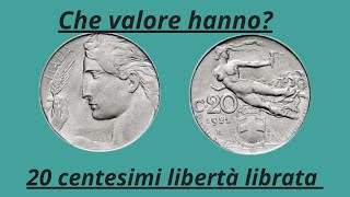 i 20 centesimi libertà libratanumismatica italia [upl. by Berlyn]