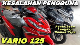 VARIO 125 TERBARU 2024 FULL TIPE LENGKAP PERBEDAANNYA 🔥🔥🔥 [upl. by Caro]