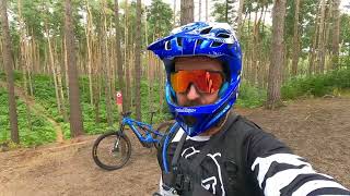 Woburn Sands mountain bike trails Some of my favourite segments in the wet [upl. by Radmen]