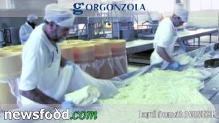 Come si produce il Gorgonzola Franco Vergnano latte caglio e sale  tutto qui [upl. by Anidnamra]