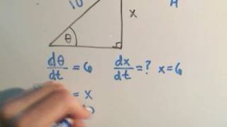 🔺 Related Rates in Calculus Finding the Rate of Change of a Triangles Side 🔺 [upl. by Michella200]