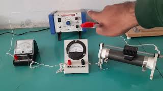 To determine the resistivity of twothree wires  Ohms law  Class XII experiment [upl. by Rolando]