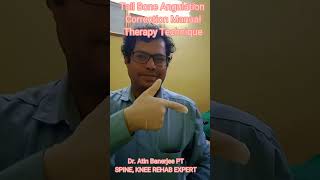 Tail Bone Angulation Correction Manual Therapy Technique By Dr Atin Banerjee [upl. by Athalee888]