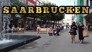 Saarbrücken Germany 🇩🇪 Walking tour Saarbrucken city centre  Saarland [upl. by Baggott943]