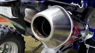 2015 YFZ 450R Yoshimura RS2 Exhaust Comparison [upl. by Krum566]