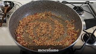 Piatto GUSTOSISSIMO Ricetta Farro perlato con Patate e Pancetta [upl. by Lampert]