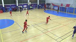 263945 Mouvaux Lille Metropole Futsal ACCS Asnieres Villeneuve 92 7e Journee Championnat de Fr [upl. by Ettenuj]