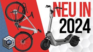 Die besten EScooter amp EBike Neuheiten 2024 – Egret One Streetbooster Tenways Trittbrett amp Shif [upl. by Curson]