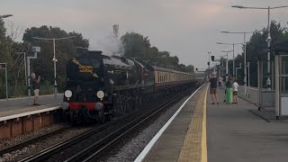 34046 Braunton  47593 Galloway princess pass through Petts wood [upl. by Arikahs]