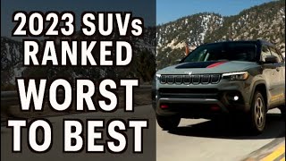 Every 2023 Compact SUV Ranked from Worst to Best [upl. by Dibb]