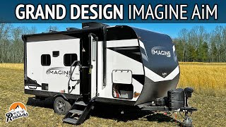 20 Small Travel Trailer WalkThrough  Grand Design Imagine AIM [upl. by Notwal381]