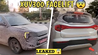 2024 XUV 300 FACELIFT LEAKED 🦁 MID VARIANT REVEALED 😱 XUV300 NEW MODEL😍 XUV300 2023 Facelift [upl. by Nixie]