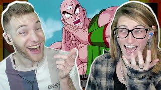 TIEN VS CELL Reacting to quotDragonBall Z Abridged Episode 48quot with Kirby [upl. by Gallager]