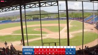 Estelí vs Las Minas Tercer Juego de la serie Campeonato GPO 2024 [upl. by Clements]