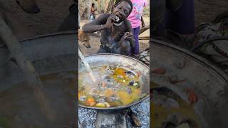 So delicious 😋🍲‼️ See how Hadza cooks their favorite meal today middle of nowhere ‼️😲hadzabetribe [upl. by Tori]