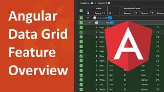 Angular Grid  Material Table Overview [upl. by Aleibarg]