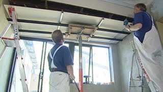 How to Install Metal Furring Channel Ceiling [upl. by Assennej962]