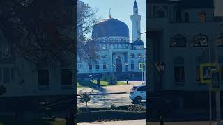 The Beautiful Mosque in Maykop in russia beautiful views mosque azhan islam highlights [upl. by Dis]