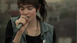 Grimes  Crystal Ball Live from a Mexico Citys rooftop [upl. by Annahsal]