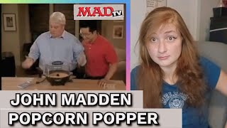 MADtv  John Madden Popcorn Popper REACTION [upl. by Marthena]