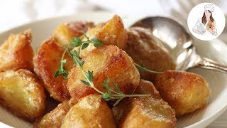 Roast Potatoes Recipe  Perfect Crispy Roast Potatoes [upl. by Darom]