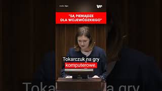 Gembicka wzburzona w Sejmie Są pieniądze dla Wojewódzkiego [upl. by Atteroc]