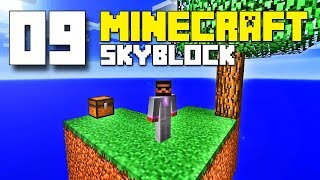 PG  Minecraft Skyblock E09  Malinkatý baráček [upl. by Annaej454]